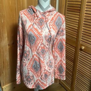 Hayze long sleeve, hooded top 3X